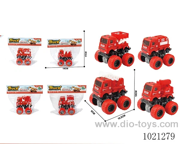 double friction car in PP bag with header
