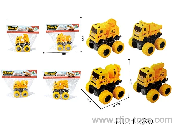 double friction car in PP bag with header