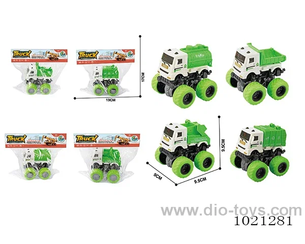 double friction car in PP bag with header