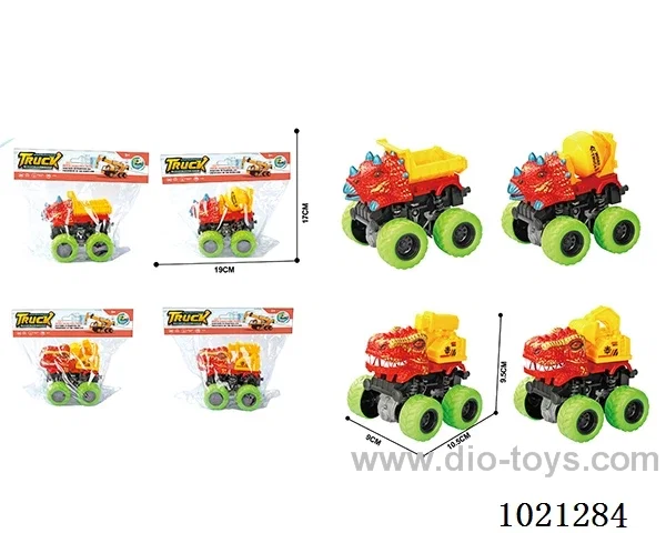 double friction car in PP bag with header