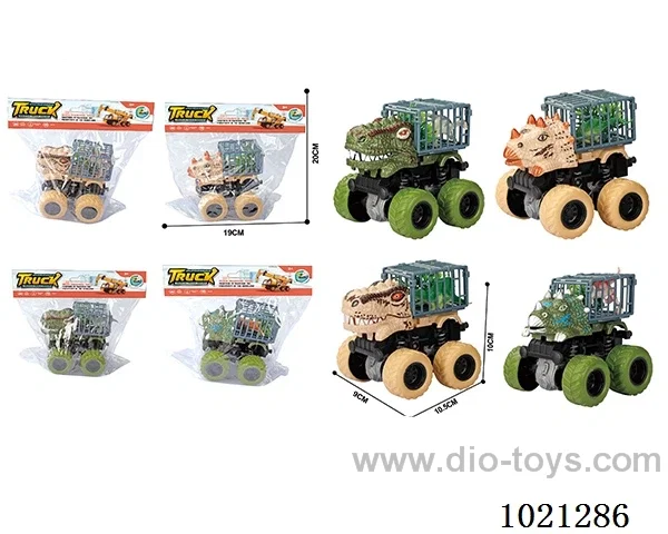 double friction car in PP bag with header
