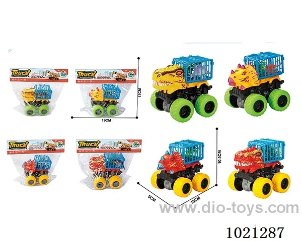 double friction car in PP bag with header