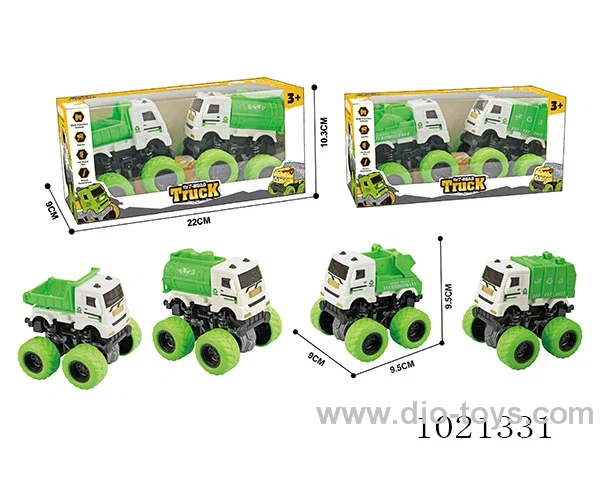 2pcs double friction car in window box