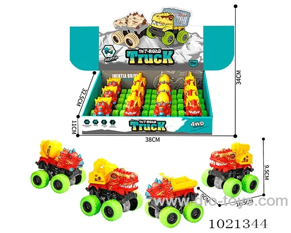 12pcs double friction car in Display box