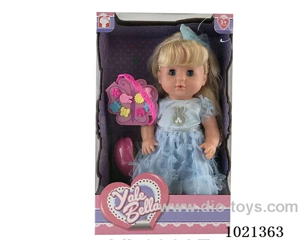 30cm doll with Movable eyes& Drink water &urination function in window box