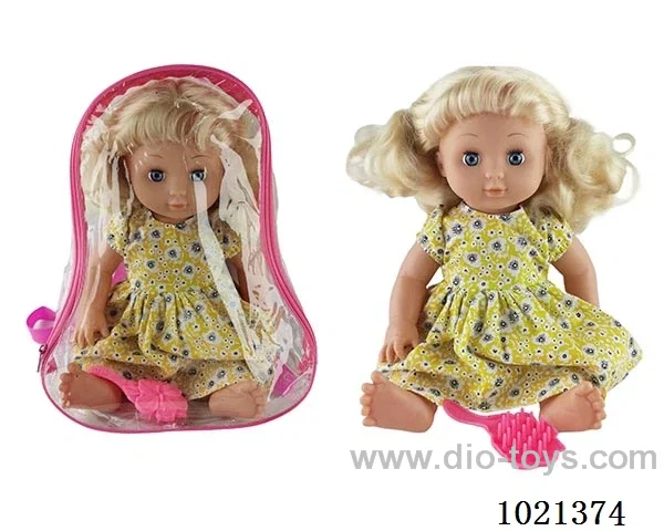 35cm doll in PVC packsack