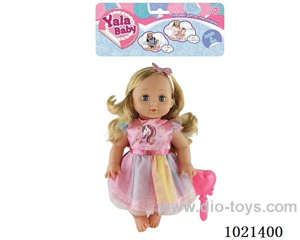 35cm doll with  ornament in PP bag with header