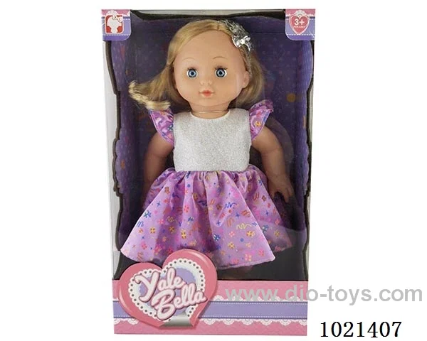 35cm doll with  ornament in window box
