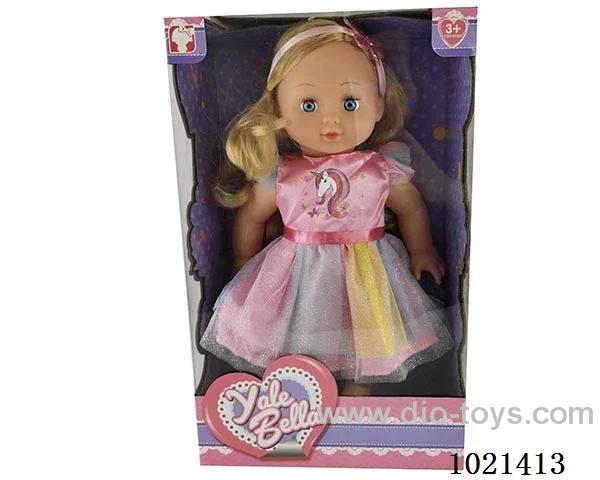 35cm doll with  ornament in window box