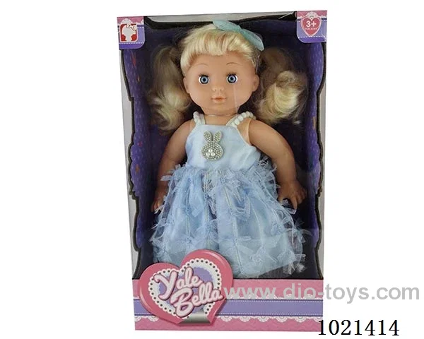 35cm doll with  ornament in window box