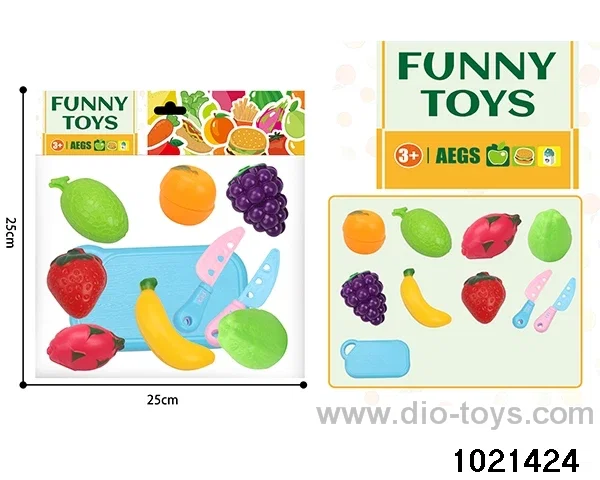 10pcs Slice and Dice Fruit in pe bag with header