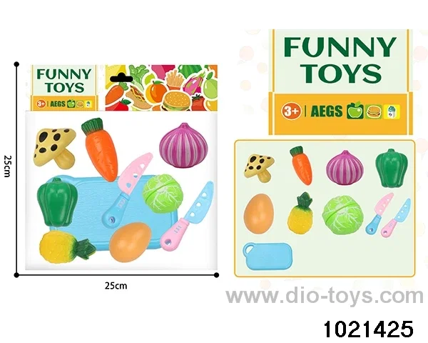 10pcs Slice and Dice Vegetables in pe bag with header