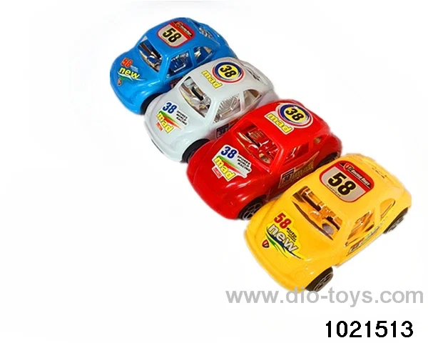 Pull back car in opp bag