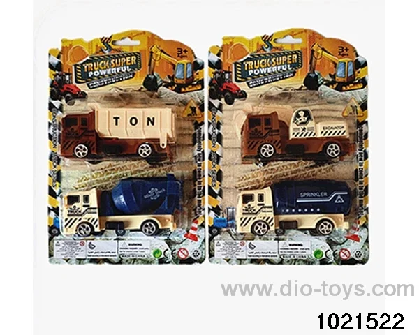2pcs Pull back car in Blister card