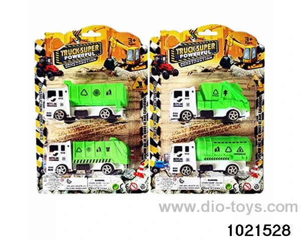 2pcs Pull back car in Blister card