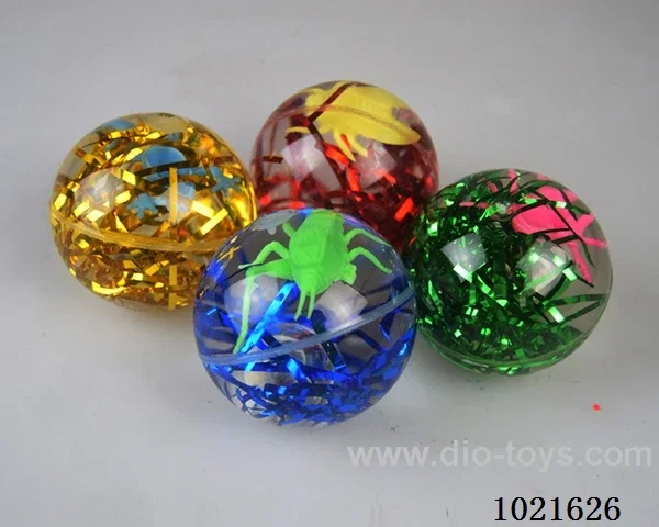 7.5CM Bouncy Ball with flash in Display box