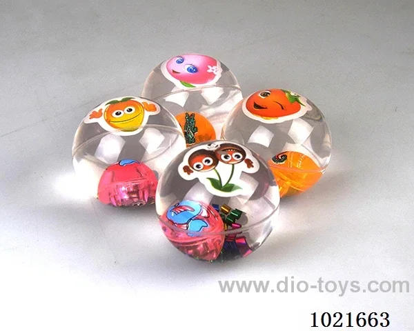 10CM Bouncy Ball with flash in Display box