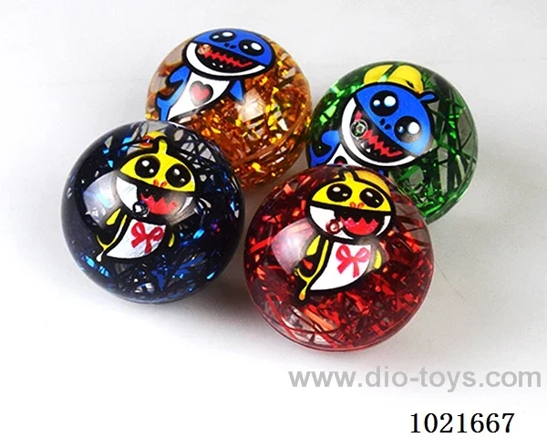 10CM Bouncy Ball with flash in Display box