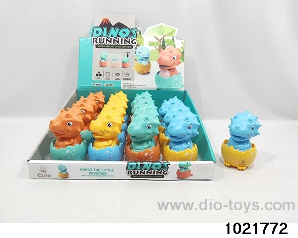 Pressing cute dinosaur eggs (16pcs/box) in display box