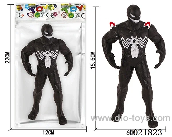 6.5inch venom with light (could movable joint)in Opp bag
