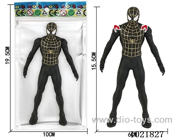 6.5inch Spider-Man with lightin PP bag with header