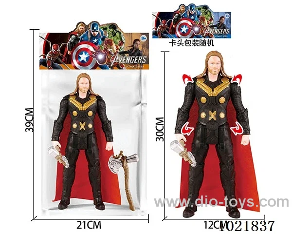 12inch Thor with light&music in PP bag with header