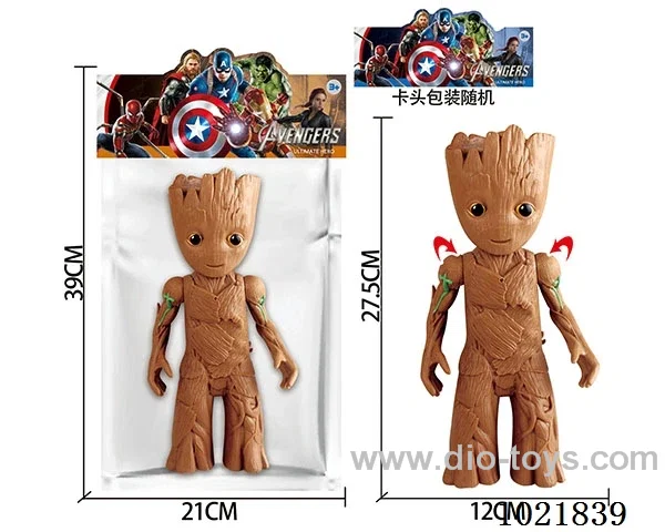 12inch Tree man with light &music (could movable joint) in PP bag with