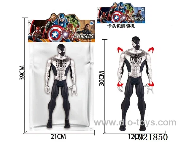 12inch Spider-Man with light&music (could movable joint)in PP bag with header
