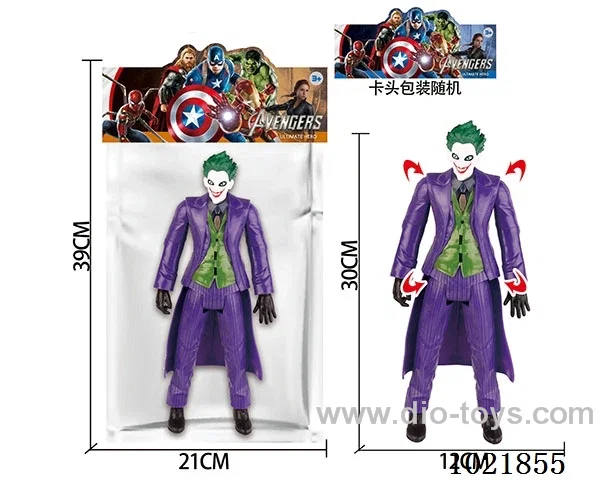 12inch _x000D_
 with light&music (could movable joint)in PP bag with header
