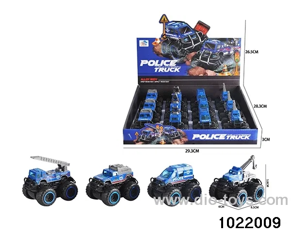 Double inertia alloy buggy in display box
