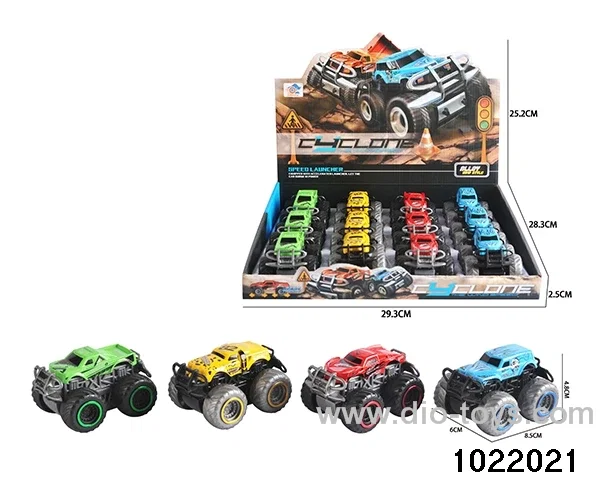 Double inertia alloy buggy in display box