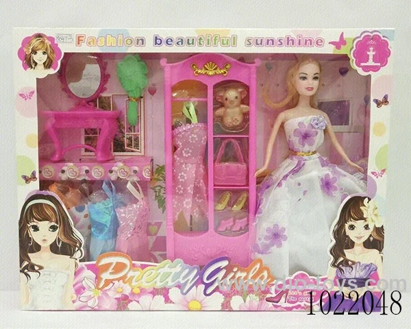 11.5 inch barbie in window box