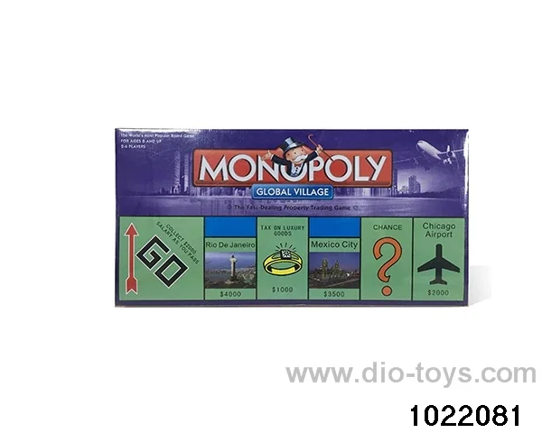 Monopoly of the Global Village in color box