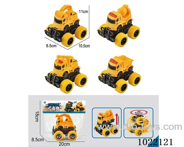 Collision deformation friction car in PP bag with header