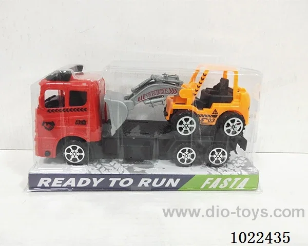 Inertial car 2color & 4set mixed loading in PVC cover
