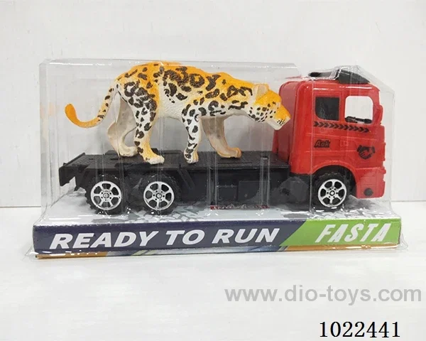 Inertial car 2color &2set mixed loading in PVC cover