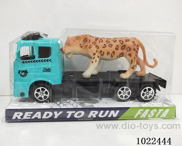 Inertial car 2color &2set mixed loading in PVC cover