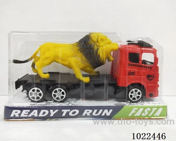 Inertial car 2color &2set mixed loading in PVC cover