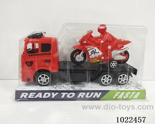 Inertial car 2color mixed loading in PVC cover