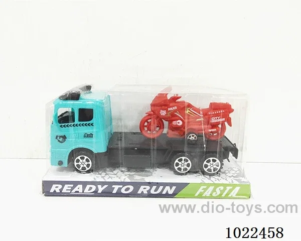Inertial car 2color mixed loading in PVC cover