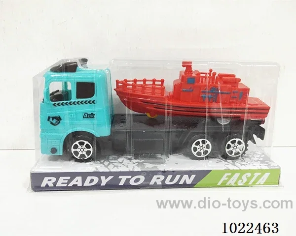 Inertial car 2color &4set mixed loading in PVC cover