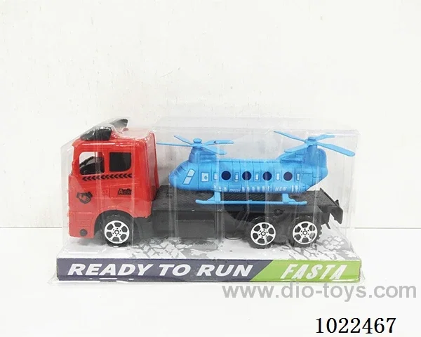 Inertial car 2color &2set mixed loading in PVC cover