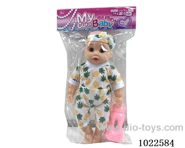 12inch doll with Milk bottle &IC in pp bag with header
