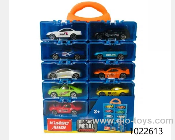 12pcs 1:64 free wheel alloy car