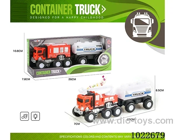 Inertia car with light &music 2sets mixed loading in display box