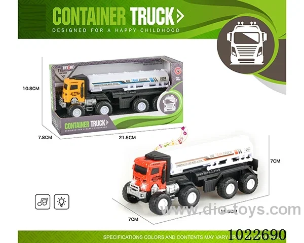 Inertia car with light &music 2sets mixed loading in display box