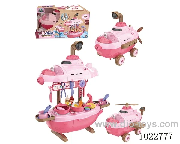 3 in 1 Aircraft submarine kitchen in display box