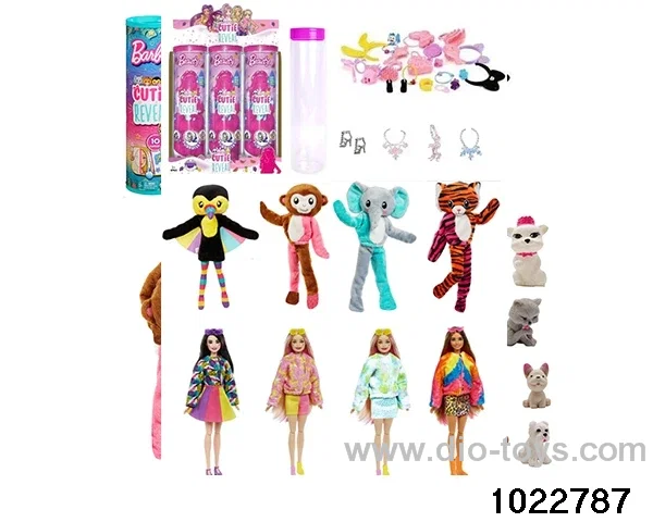 11.5-inch 12-joint doll set in display box