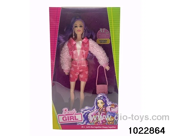 11.5 inch 12 joint doll set in window box