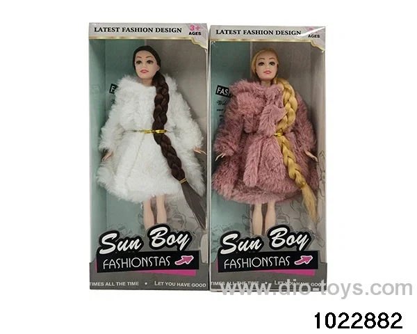 11.5 inch doll set in window box